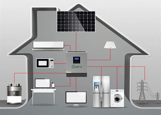 IP32 Off Grid Inverter Sizing 5kw 8kw 10kw 12kw With Mppt Solar Charge Controller