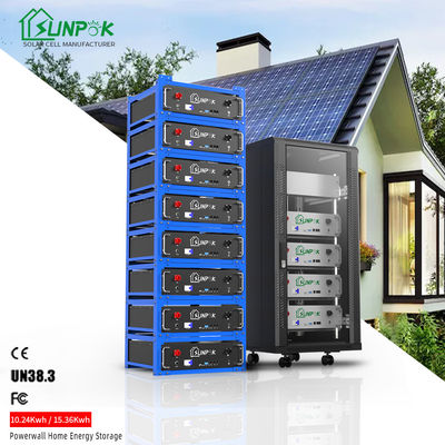 Lifepo4 Lithium Solar Battery 10kWh 20kWh 30kWh Rack Mounted Home Energy Storage System