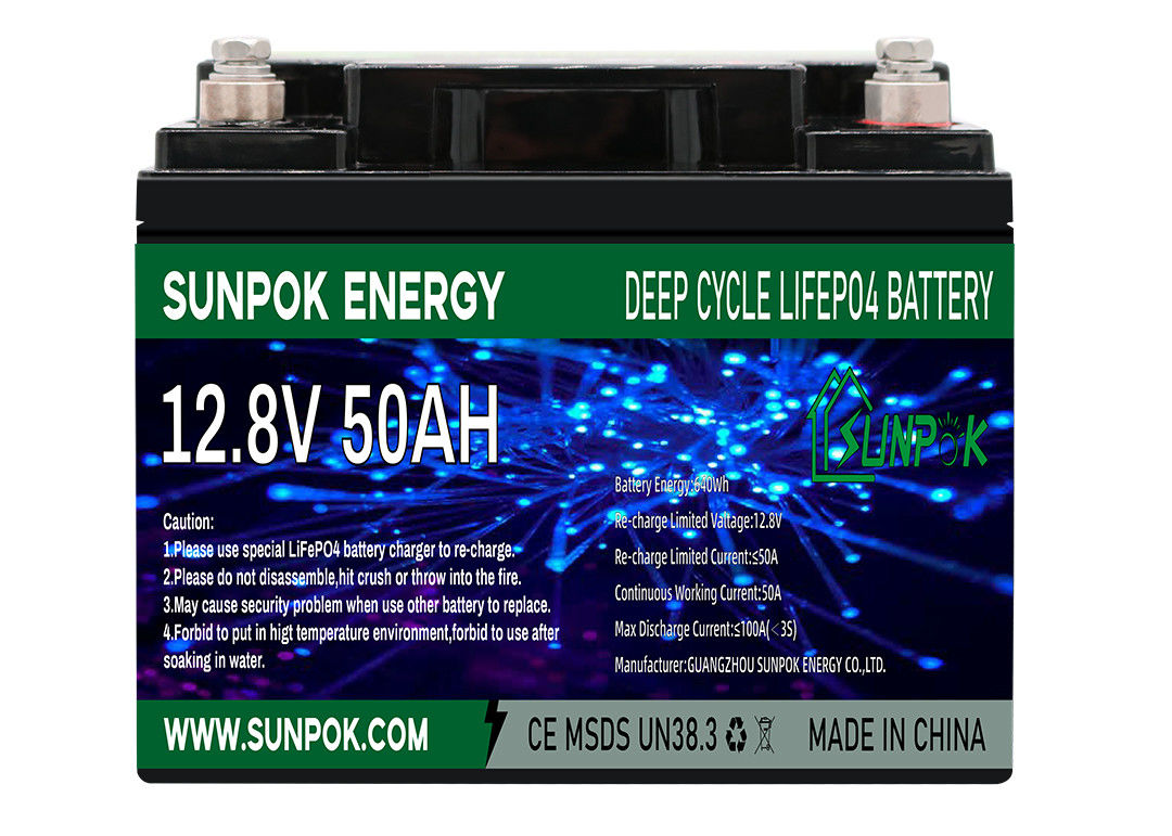 12V 50Ah بطارية ليثيوم أيون دورة عميقة لتخزين الطاقة الشمسية