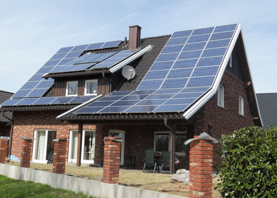 UN38.3 Homes نظام الخلايا الشمسية الكامل خارج الشبكة النظام الشمسي 12.96Kwh 21.6Kwh