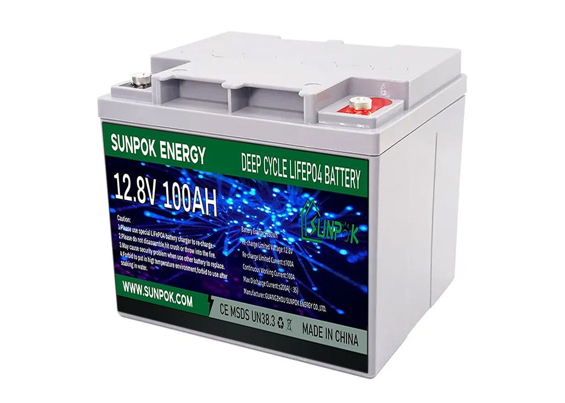 بطارية دورة عميقة AGM 12v 24v 50ah 100ah 150ah 200ah LiFePO4 بطارية دورة عميقة