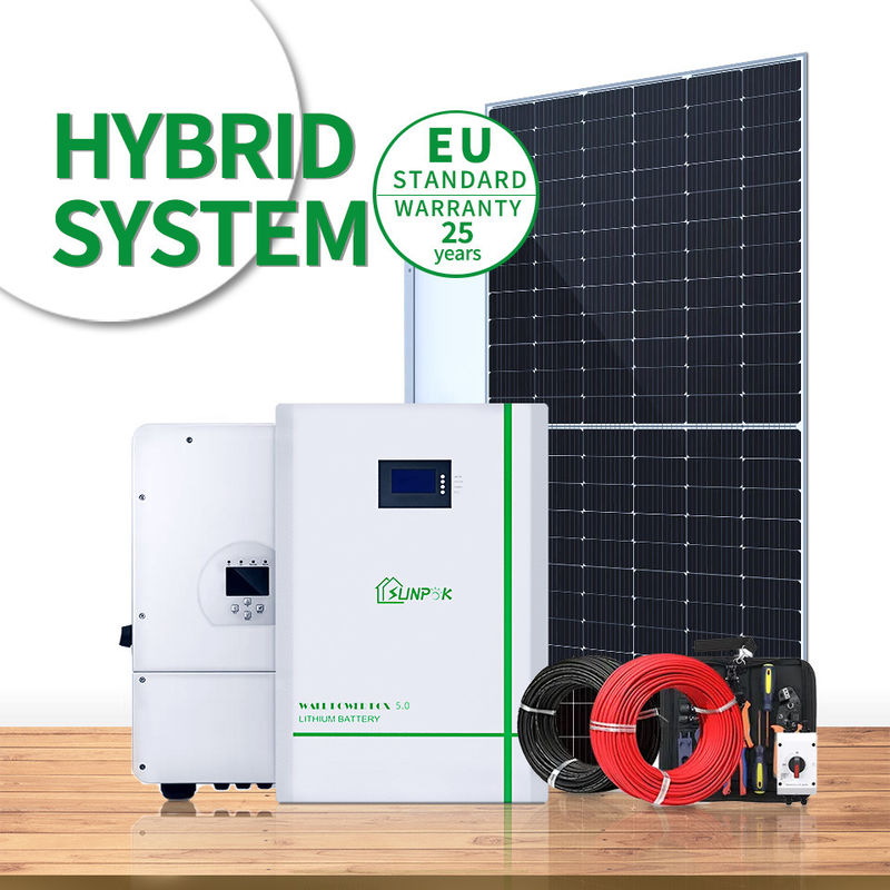 Sunpok 5Kw 10Kw 20Kw نظام الطاقة الشمسية الكامل نظام الطاقة الشمسية نظام التدفئة الشمسية