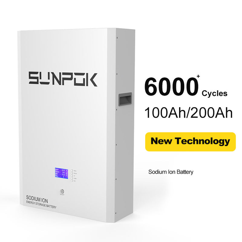 بطارية الأيونات الصوديومية ذات الجهد الاسمي المخصصة 48V / 51.2V مع منفذ الاتصال CAN