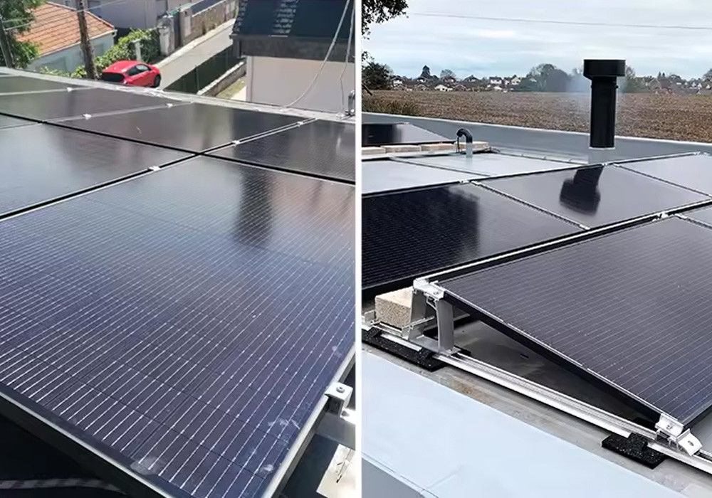 أسعار الألواح الشمسية 500w-700w الألواح الشمسية الضوئية ذات الجوانب الثنائية 25 سنة ضمان المنتج