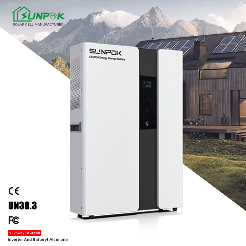نظام بطارية تخزين الطاقة المنزلي 5KWH 10KWH 20KWH في ESS واحد