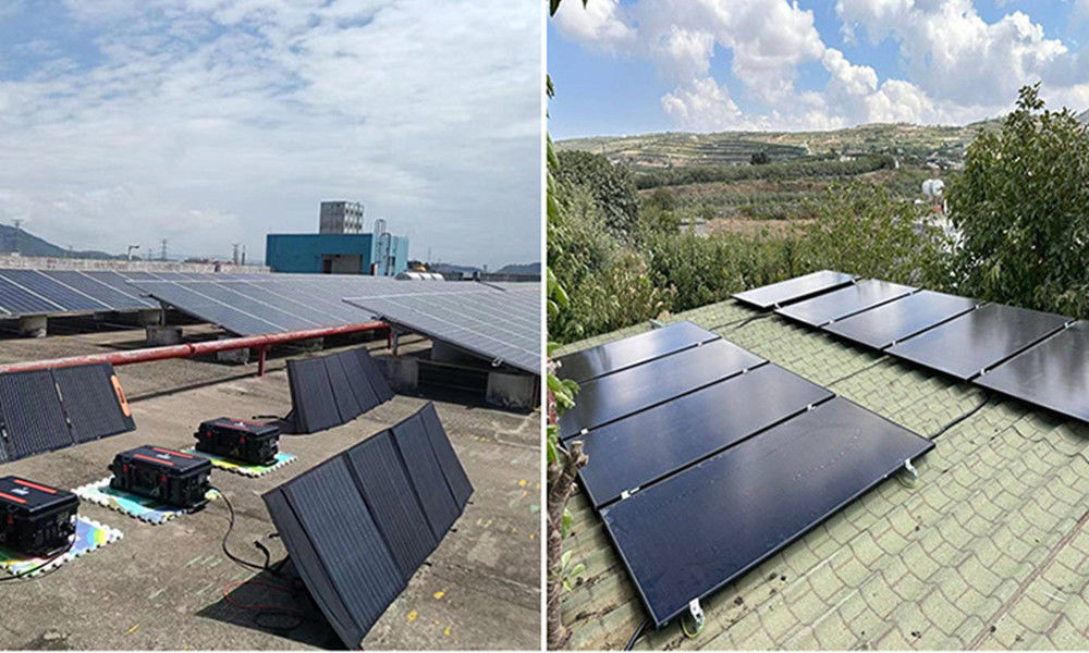نظام الطاقة الشمسية من الشبكة مع بطارية الليثيوم 48 فولت 3kw 8kw 10 Kw مجموعة نظام الطاقة الشمسية