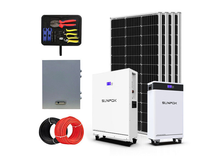 نظام الطاقة الشمسية للتجارة 3kw 3000w 6kw 8kw 10kw نظام الهجينة على الشبكة نظام الطاقة الشمسية خارج الشبكة