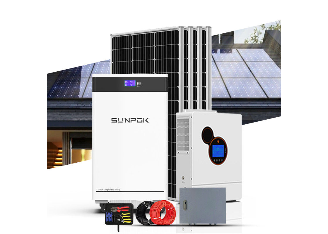 أنظمة الطاقة الشمسية مجموعة كاملة المنزل 10kw 15kw 200kw خارج الشبكة الطاقة الهجينة عاكس بطارية لوحة تخزين نظام الطاقة الشمسية
