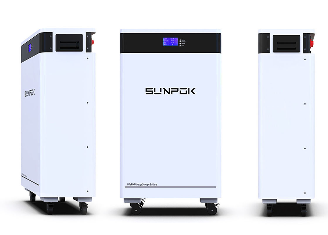 تخزين الطاقة الشمسية بطاريات ليثيوم أيون 48v 200Ah 300Ah بطاريات ليثيوم أيون Lifepo4 لنظام PV