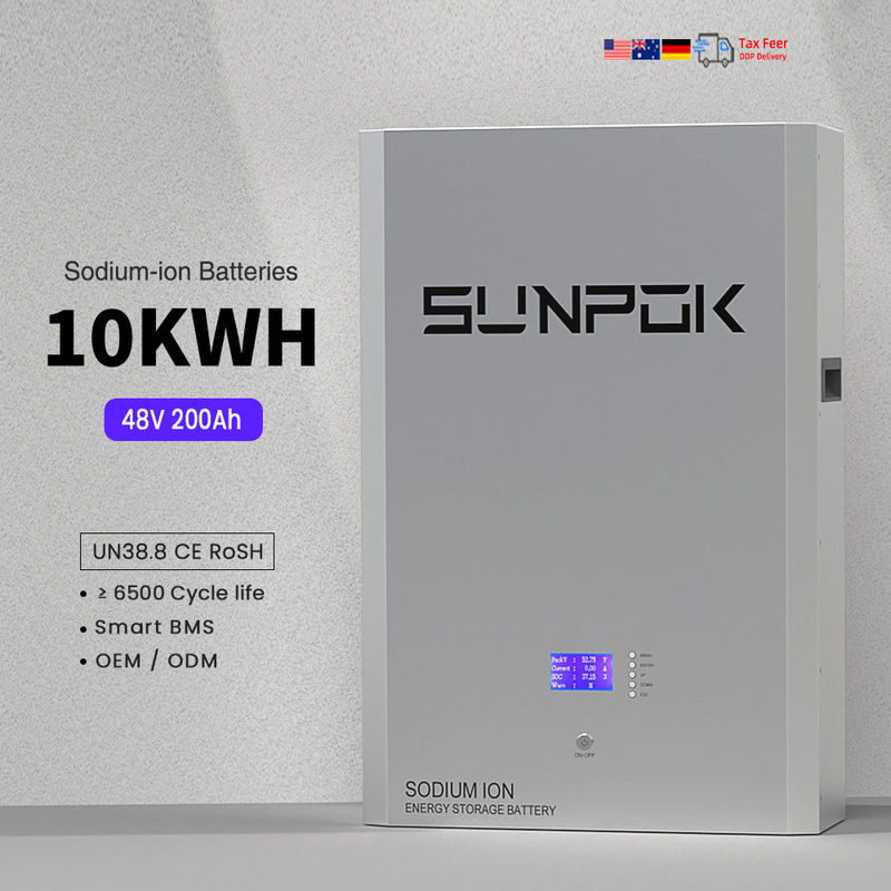 48 فولت 10 كيلوواط بطارية الصوديوم الأيونية بطارية الصوديوم Na Ion Storage بطارية الطاقة الشمسية بنك الطاقة الحائط الصوديوم الأيون البطاريات القابلة لإعادة الشحن