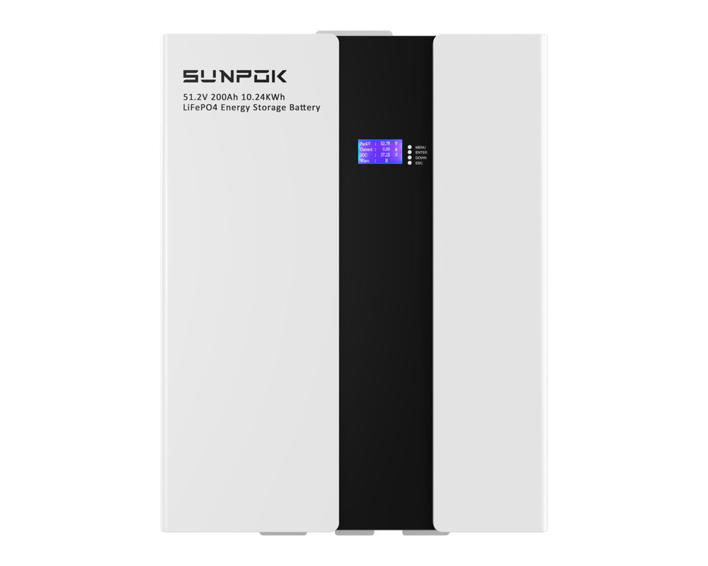 جدار الطاقة 10kwh بطارية الليثيوم المنزلية بطارية التخزين الشمسي الجدار 48V 51.2V 200Ah 10kw LiFePO4 10kwh 20kwh بطارية الجدار