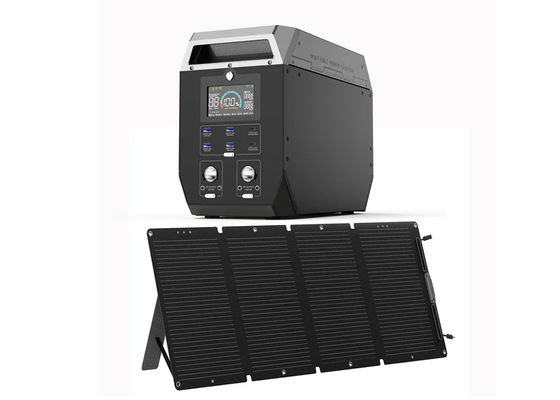 2000W House Lamp Charger Power Bank Portable Kit Solar System For Camping Rural