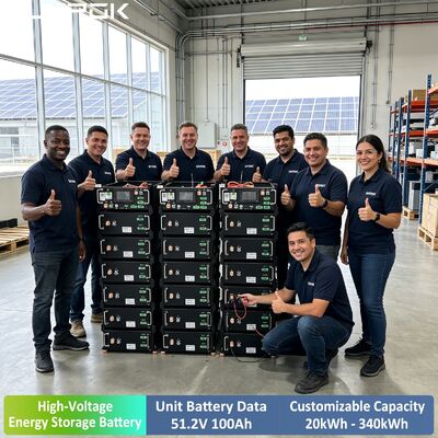 SUNPOK High Quality Lifepo4 Battery Pack 400V 100Ah 40kwh 50kwh 60kwh Rack Mounted Solar Energy Storage Battery